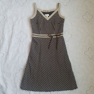 Loft Chocolate Dot Dress